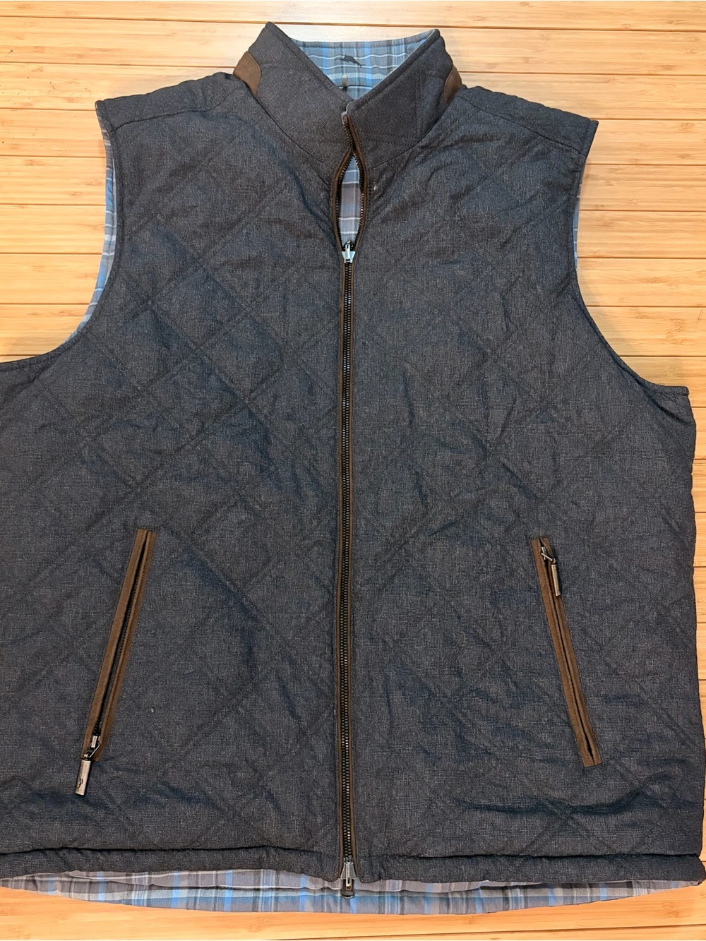Tommy Bahama Mens Reversible Quilted Vest XL